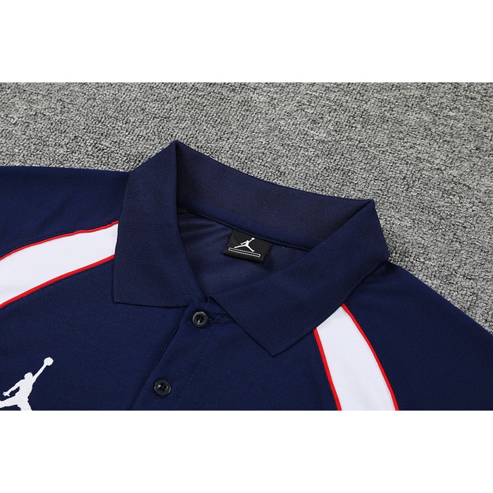 Camiseta Polo del Paris Saint-Germain Jordan 22-23 Azul Marino - Haga un click en la imagen para cerrar